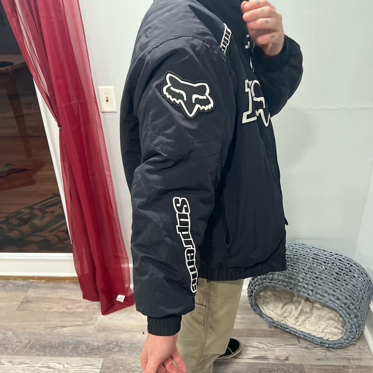 Fox Racing × Supreme Supreme X fox racing puffy jacket | Grailed