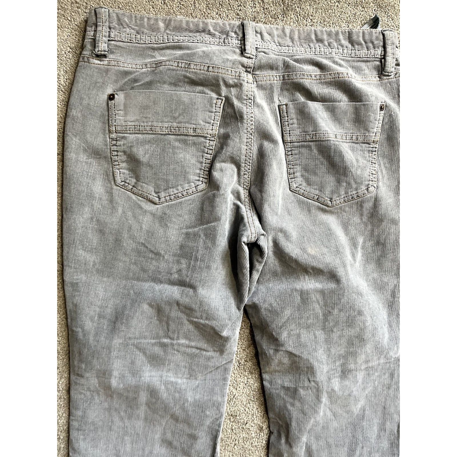 Eddie Bauer Eddie Bauer Pants Womens 10P Corduroy Classic Fit Stretch Gray Pants Size 32" / US 10 / IT 46 - 4 Thumbnail