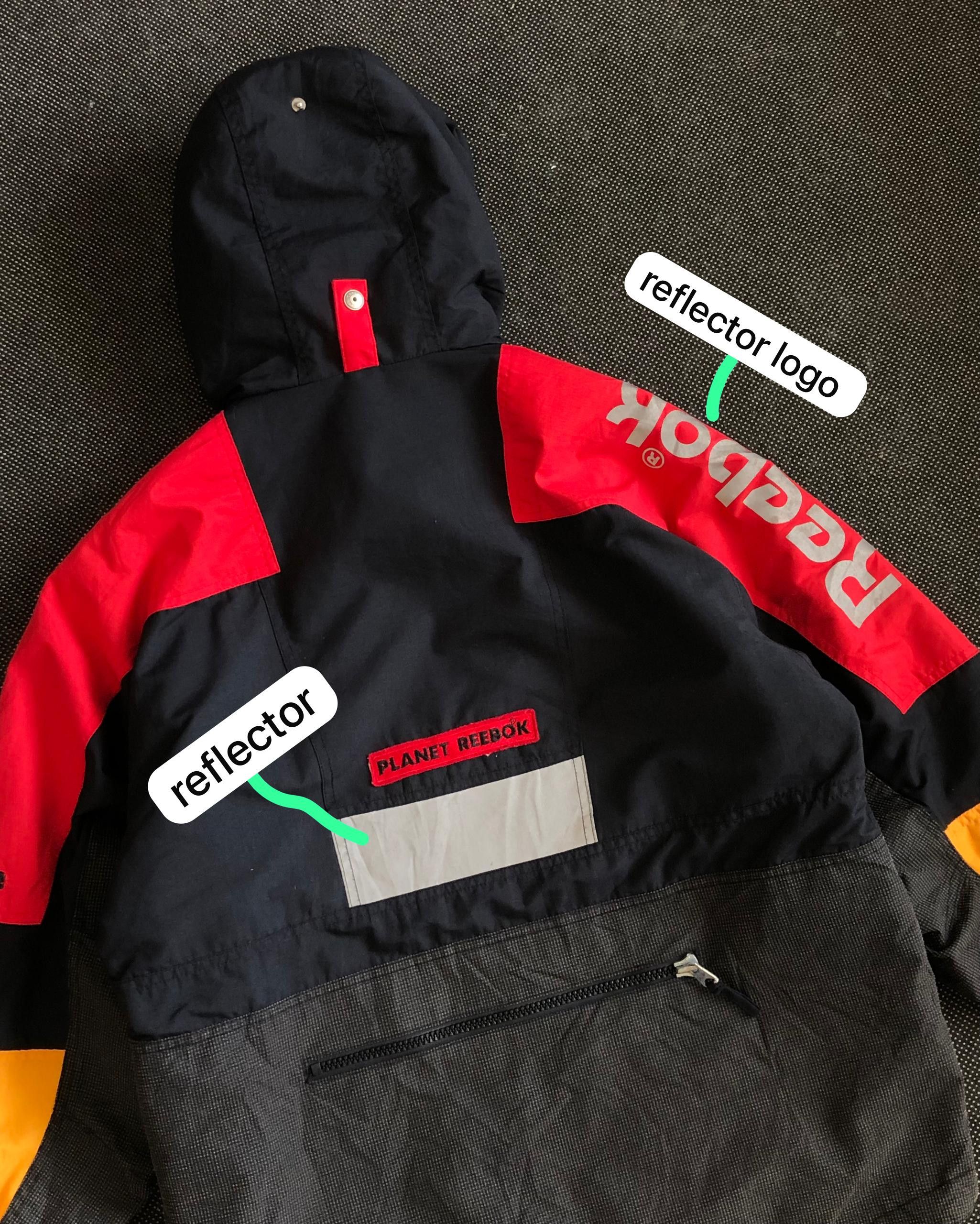Reebok RARE🔥VINTAGE 90’S PLANET REEBOK OUTDOOR REFLECTOR JACKET Size US XL / EU 56 / 4 - 19 Thumbnail