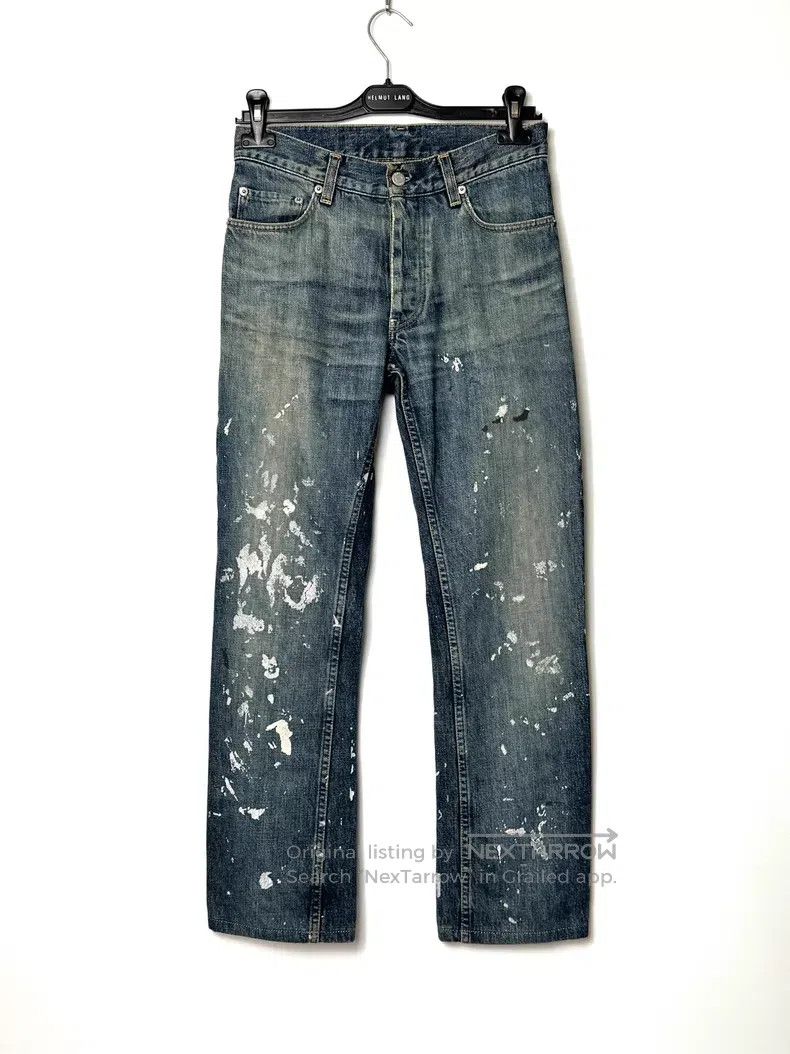 Helmut Lang Helmut Lang Splatter Denim Pants Size US 28 / EU 44 - 1 Thumbnail