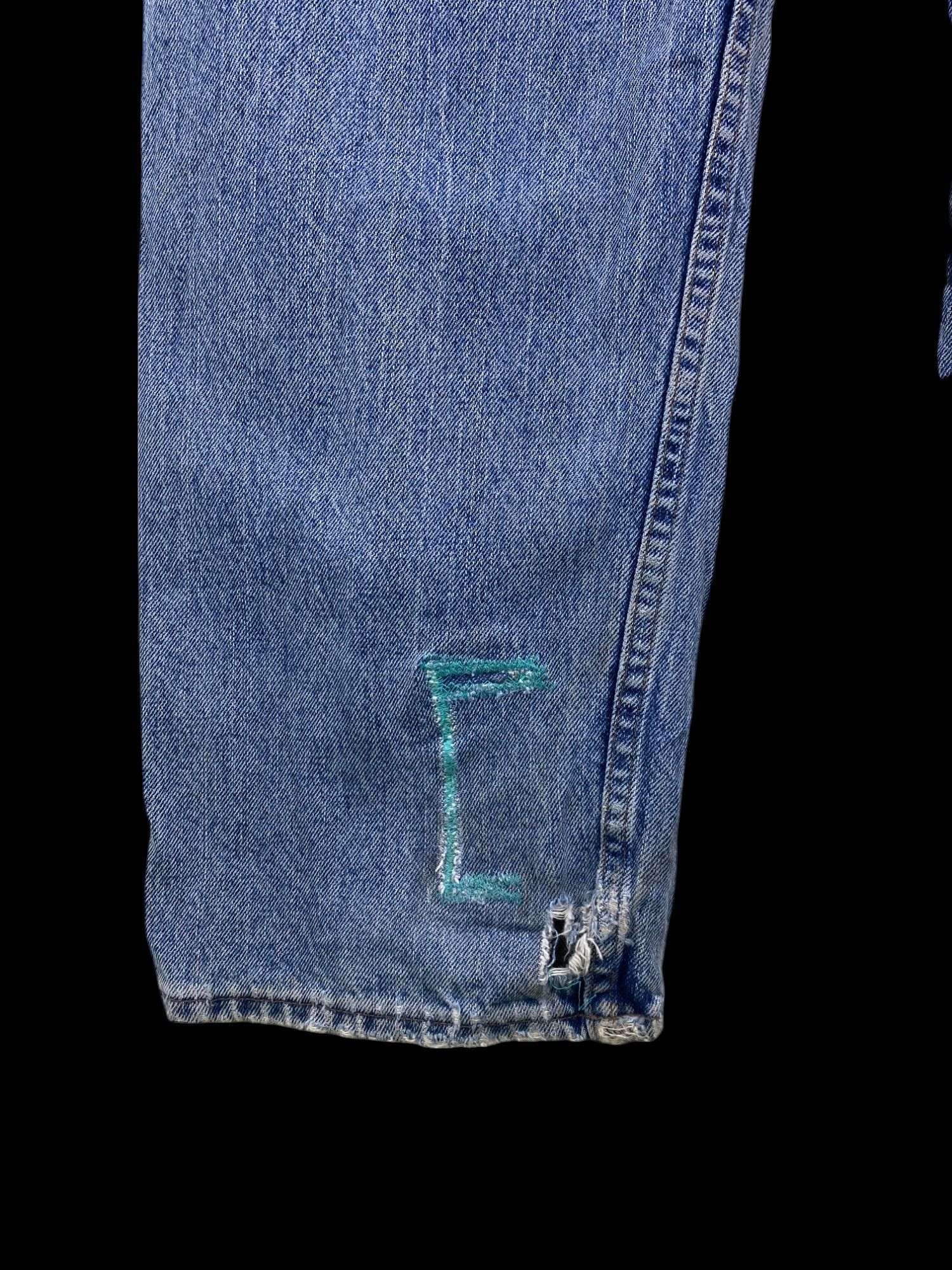 Levi's Vintage Clothing Vintage 90S Levis Baggy Loose Silvertab Distressed Dirty Size US 33 - 13 Thumbnail