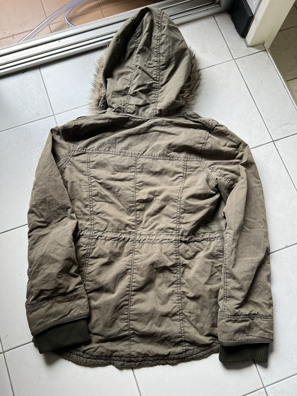 Abercrombie & Fitch Abercrombie & Fitch Fur Field Jacket Size US L / EU 52-54 / 3 - 15 Thumbnail