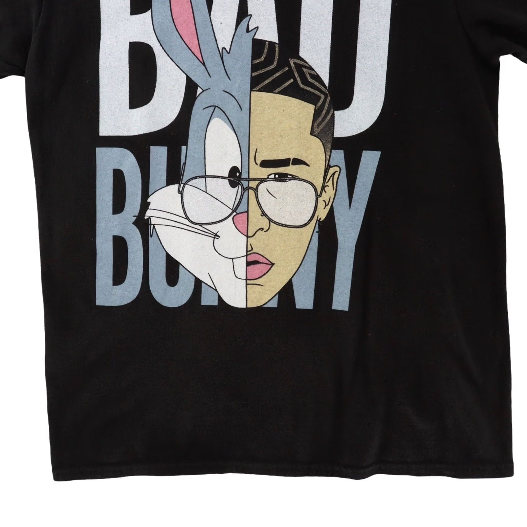 Vintage Bad Bunny X Bugs Bunny Black Tshirt Men Medium Size US M / EU 48-50 / 2 - 7 Thumbnail