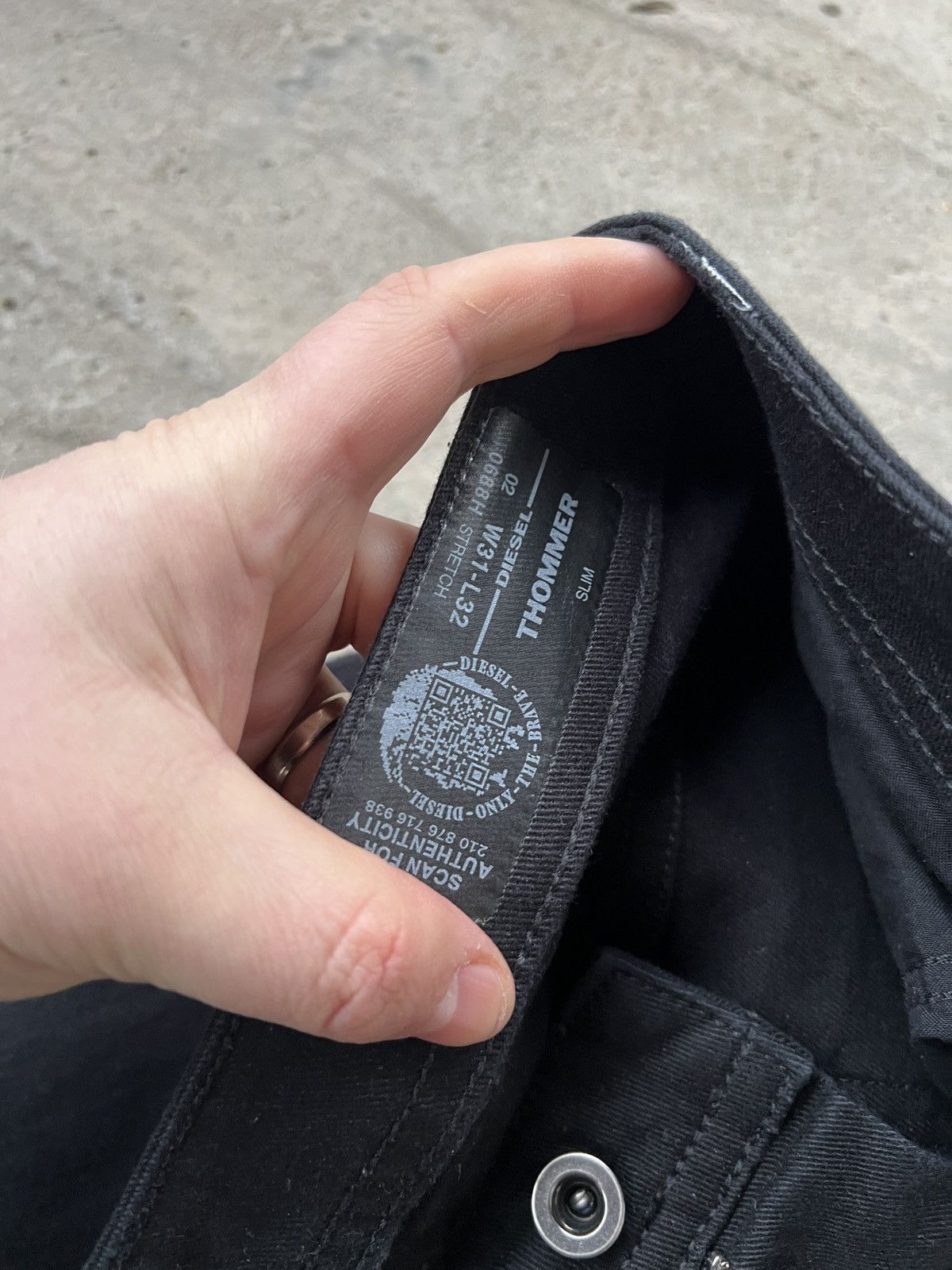 Diesel Diesel Thommer Slim Jeans Size US 31 - 6 Thumbnail