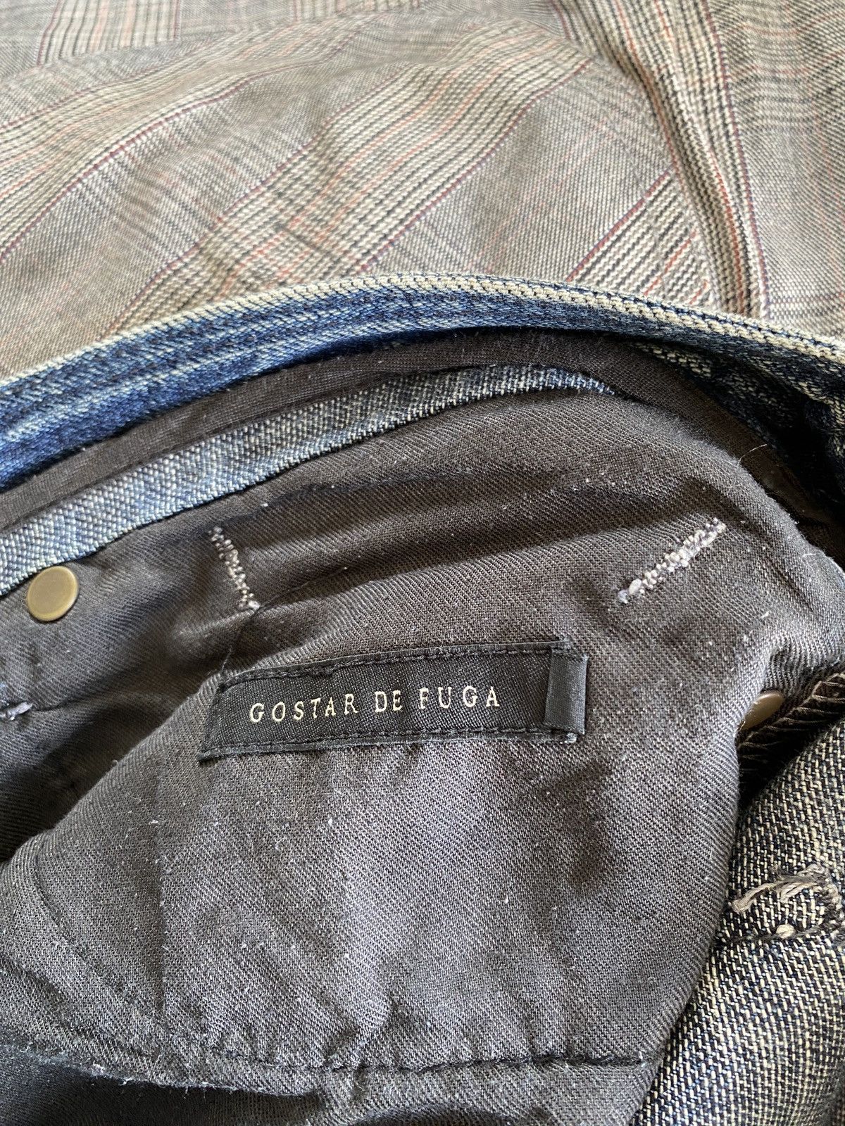 GOSTAR DE FUGA × Japanese Brand Japanese Vintage Gostar De Fuga Lighting Washed Denim Size US 31 - 19 Thumbnail