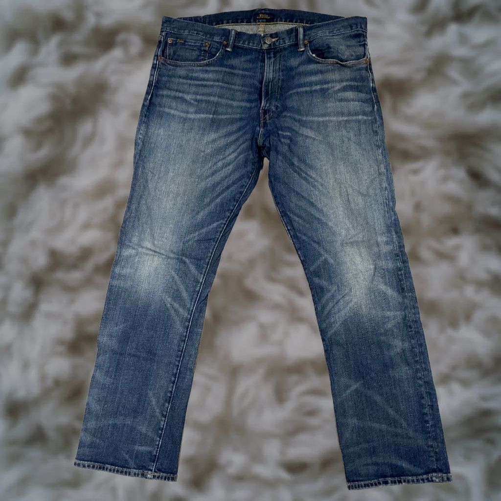 Polo Ralph Lauren Polo Ralph Lauren Jeans Mens 36x31 Medium Wash Denim Straight The Classic Fit Size US M / EU 48-50 / 2 - 1 Thumbnail