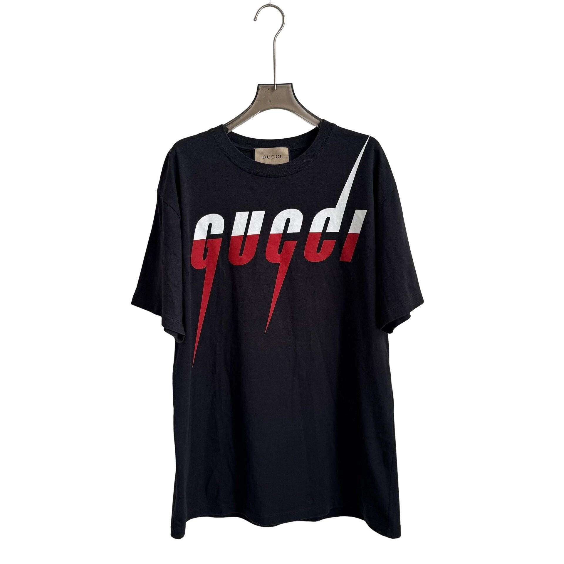 Gucci Gucci Lightning Logo Graphic T-Shirt Size M Size US M / EU 48-50 / 2 - 1 Thumbnail