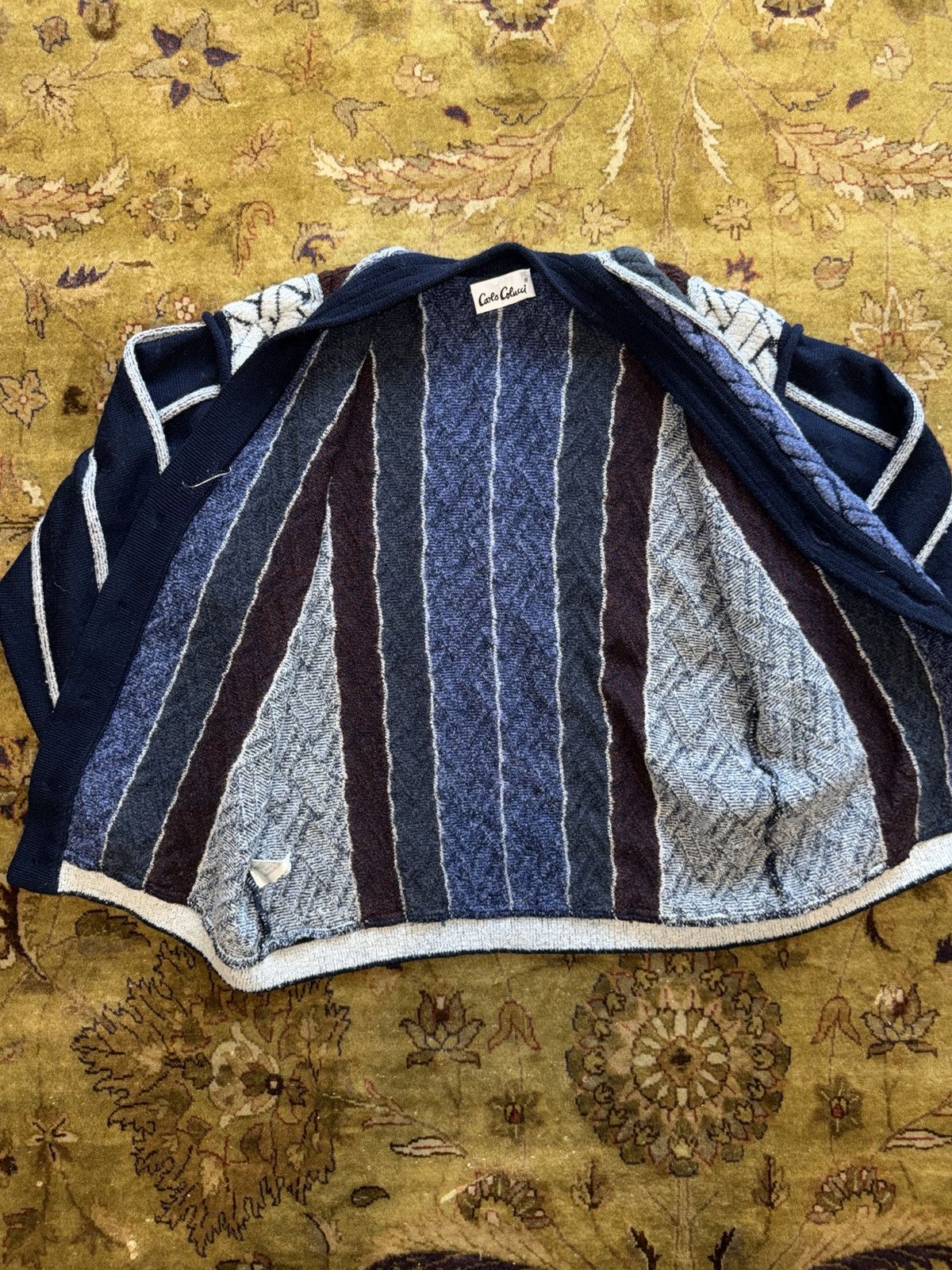 Carlo Colucci × Coogi × Vintage Vintage Carlo Colucci Coogie-style cardigan Size US M / EU 48-50 / 2 - 5 Thumbnail