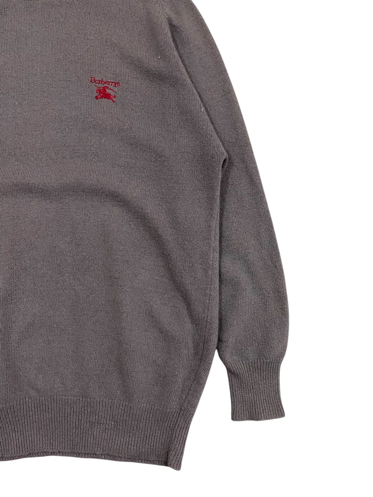 Burberry Prorsum Vintage Burberrys Crewneck Sweater – Super Geelong Wool Size US L / EU 52-54 / 3 - 3 Thumbnail