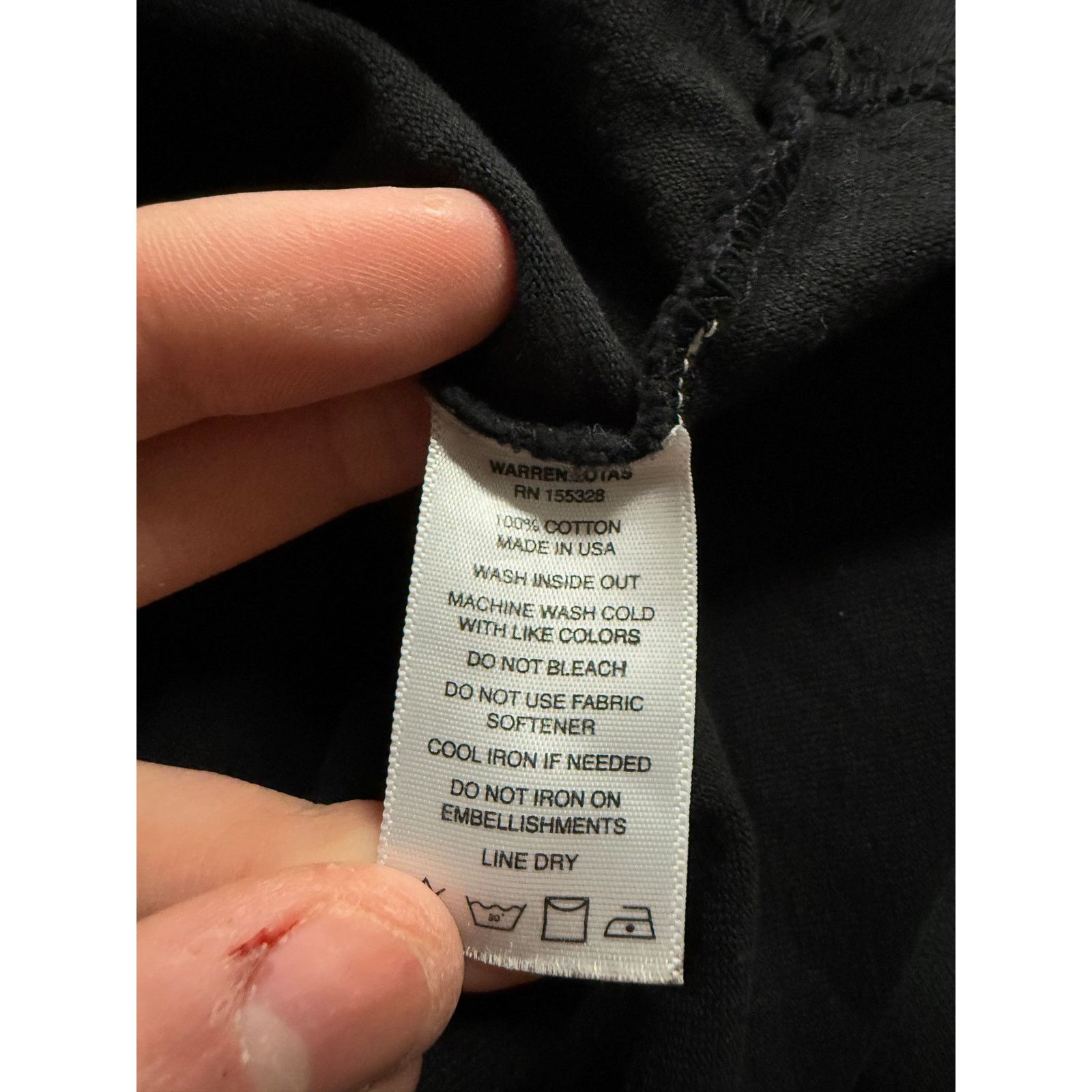 Warren Lotas EE Warren Lotas Tee Black Used Medium Size US M / EU 48-50 / 2 - 3 Thumbnail