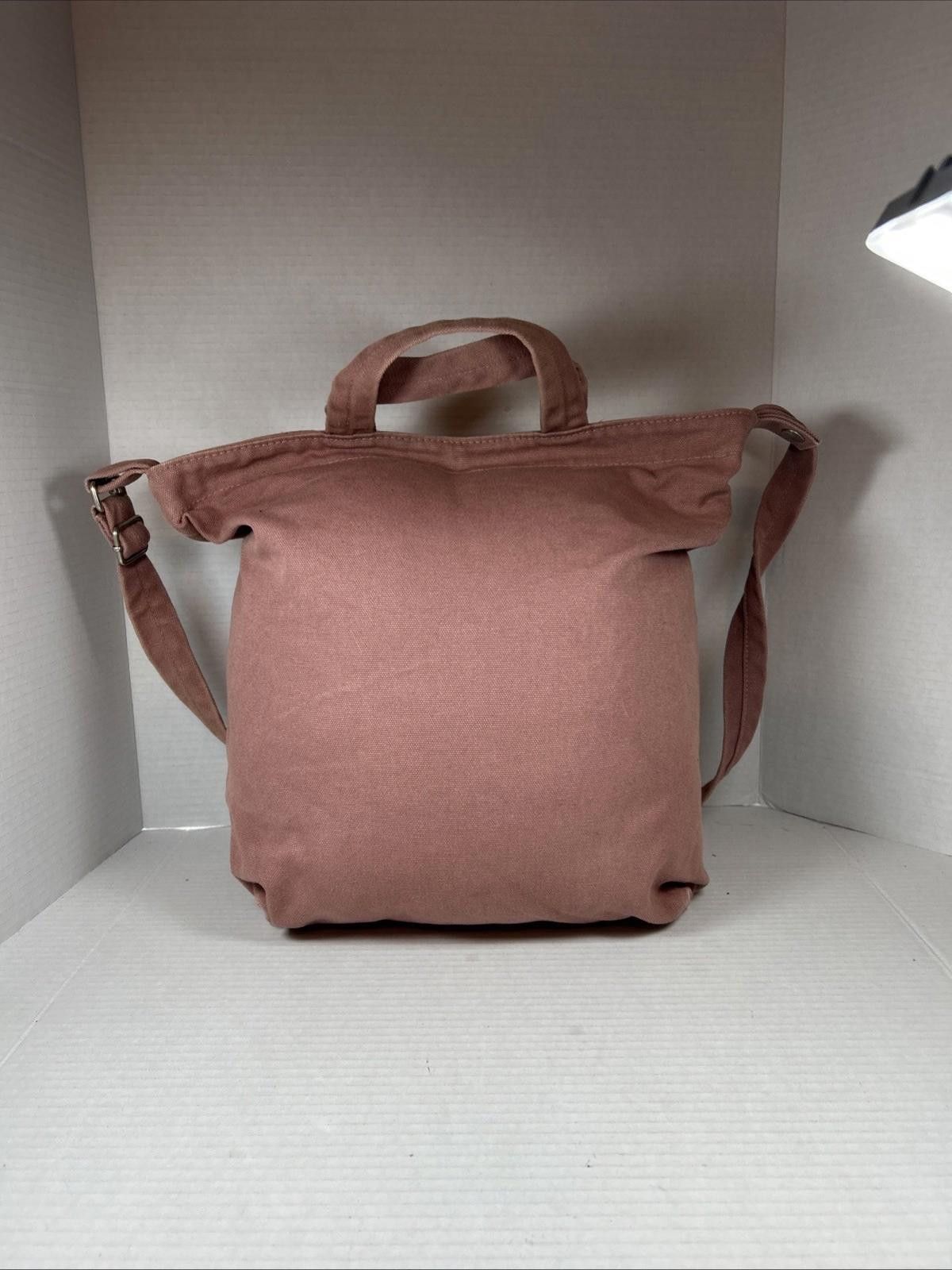 Baggu Baggu Canvas Duck Bag Pink Blush Adjustable Strap Minimalist Size ONE SIZE - 1 Thumbnail