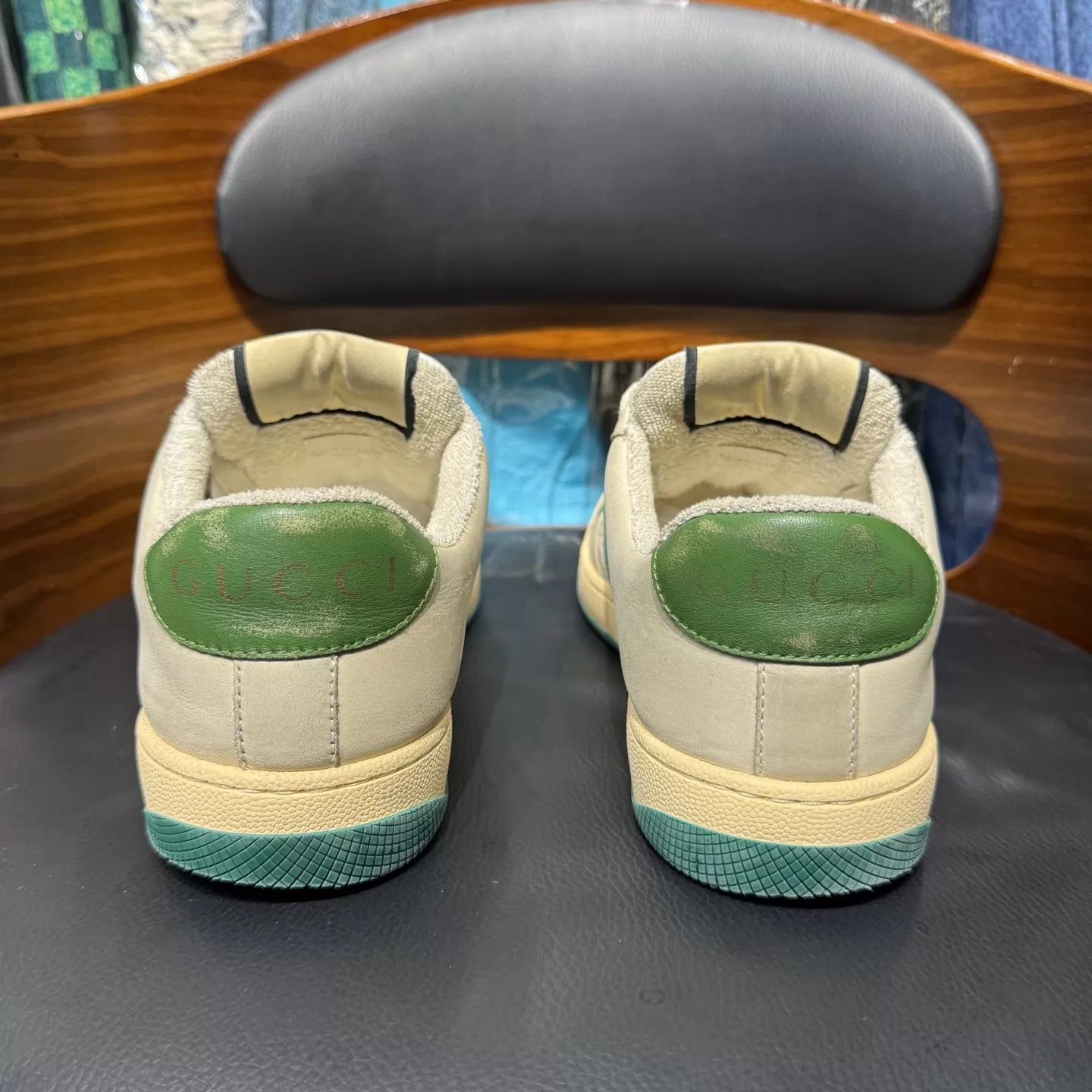Gucci Gucci GG Enamel Dirtied Women's Sneaker 36 98 New Size US 5.5 / IT 35.5 - 3 Thumbnail