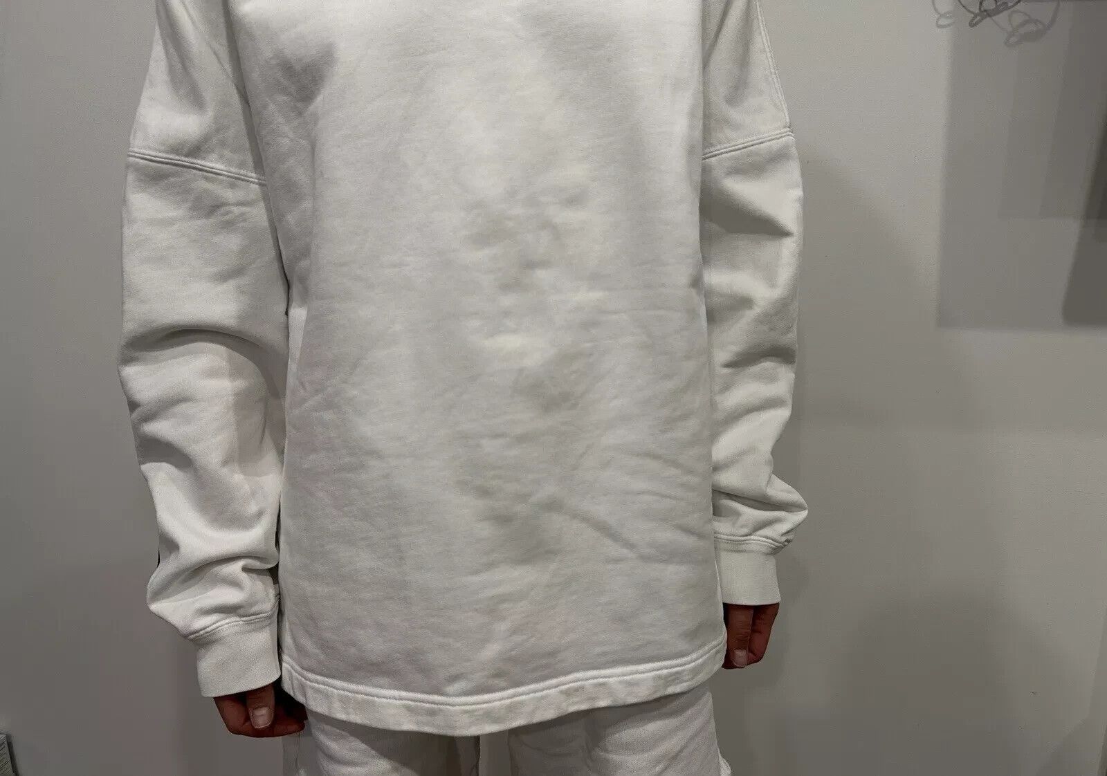 Alexander Wang T Alexander Wang Cotton Sweatshirt Back Logo White Size S Size S / US 4 / IT 40 - 9 Thumbnail