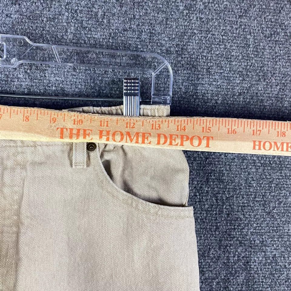 L.L. Bean LL Bean Jeans Women's 8 Regular Relaxed Original Fit Beige Size 30" / US 8 / IT 44 - 3 Thumbnail