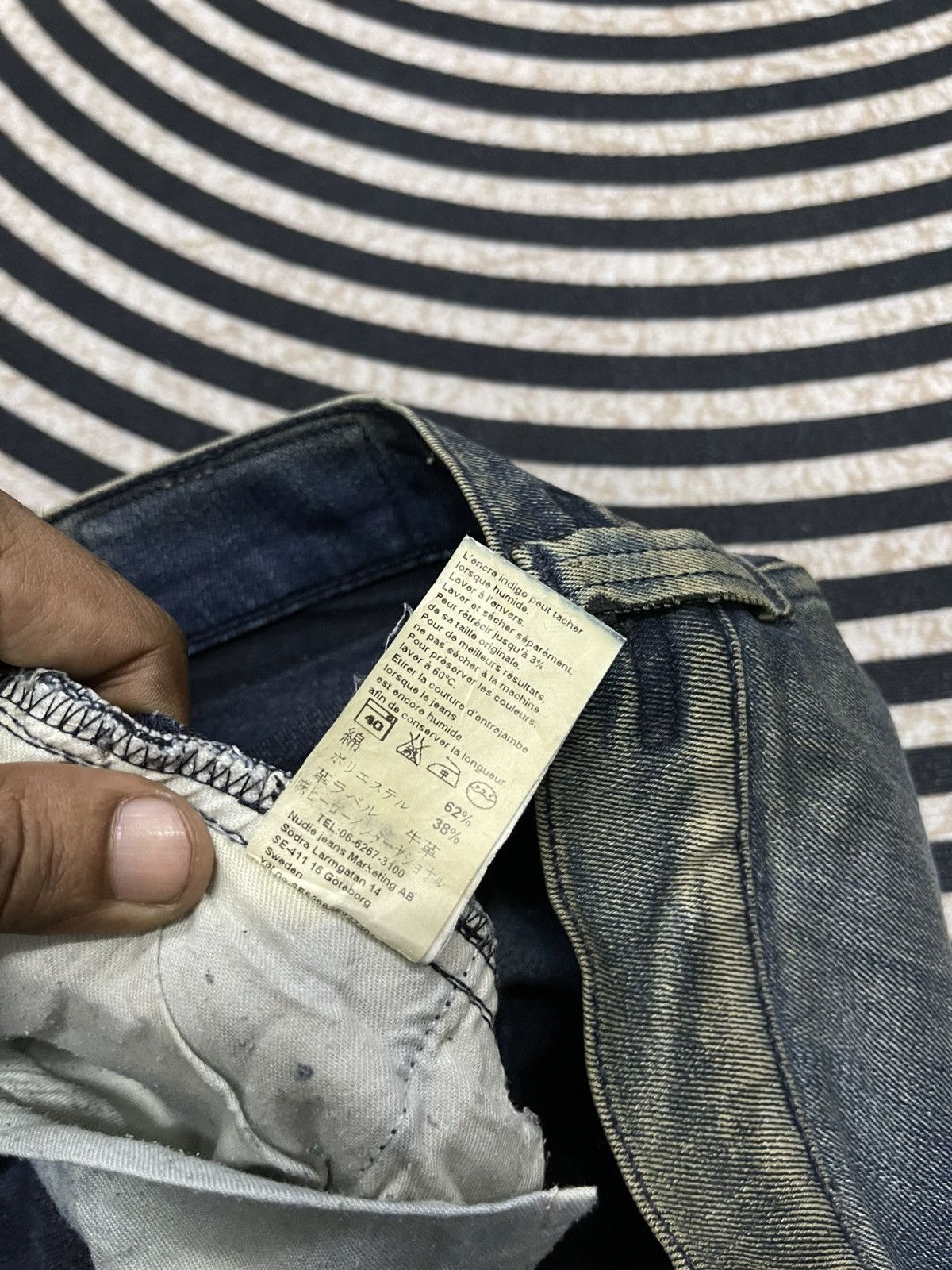 Nudie Jeans 2000s NUDIE JEANS CO SKINNY JEANS WASHABLE DISTRESSED JEANS Size US 29 - 15 Thumbnail