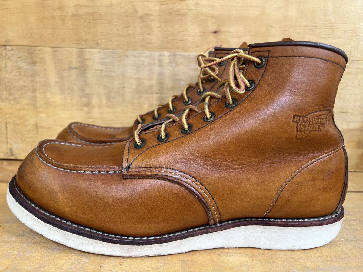 Red Wing Red Wing 6-Inch Classic Moc 875 Oro Legacy Leather Boot Size US 12 / EU 45 - 1 Thumbnail