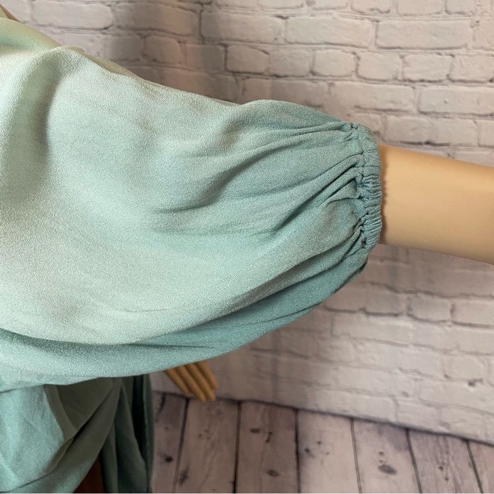 Young Fabulous & Broke NWT New Young Fabulous & Broke Carmen Green Ombre Tie Front Size XS / US 0-2 / IT 36-38 - 5 Thumbnail