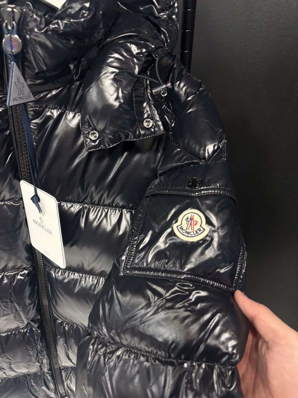 Moncler Moncler Maya Giubbotto jacket size 4 new black Size US L / EU 52-54 / 3 - 2 Thumbnail