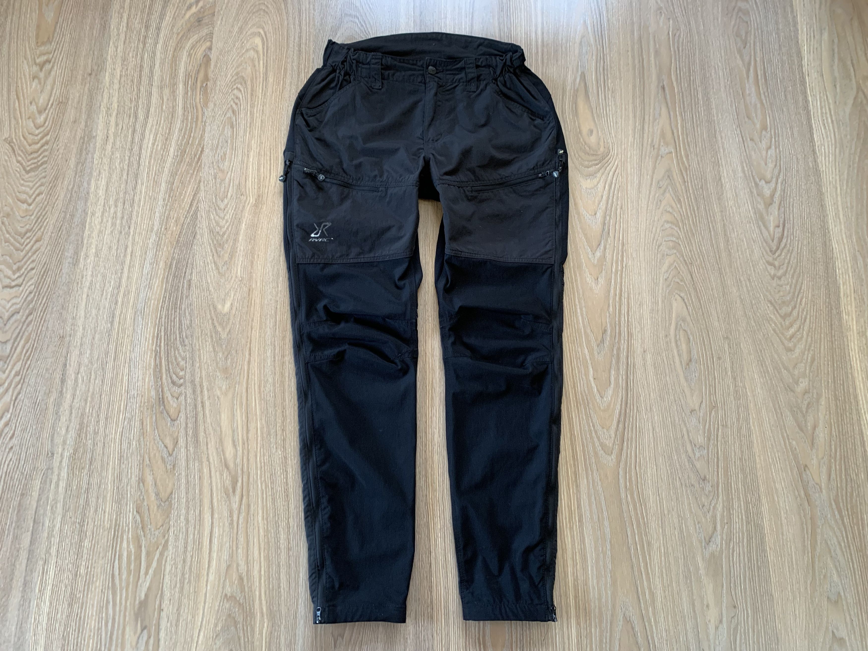 Reebok × Vintage Reebok Womens Black Softshell Trackking Pants Size 29" - 2 Thumbnail