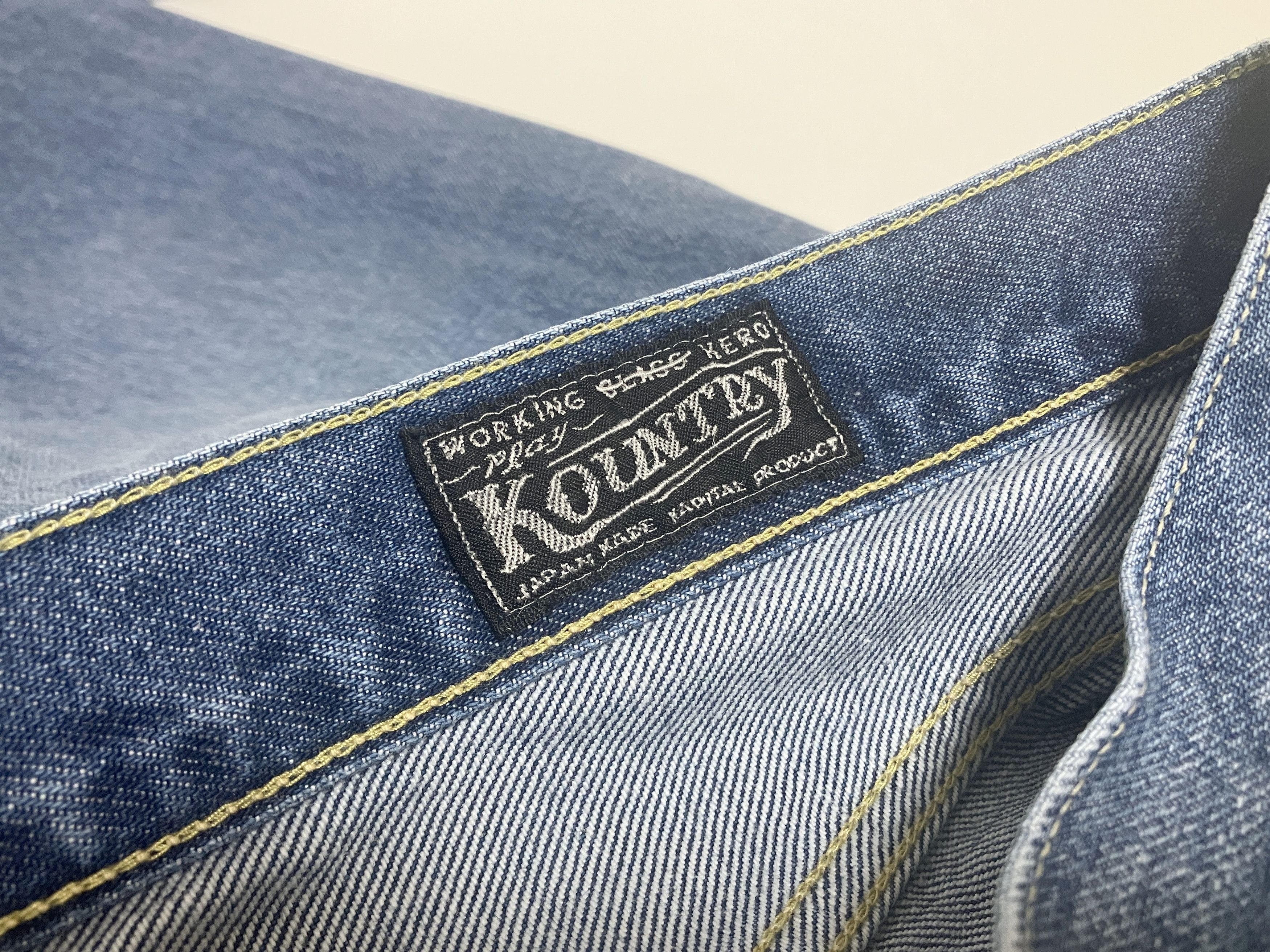 Kapital KAPITAL 14oz indigo denim pants monkey cisco jeans 3year 36 Size US 36 / EU 52 - 7 Thumbnail