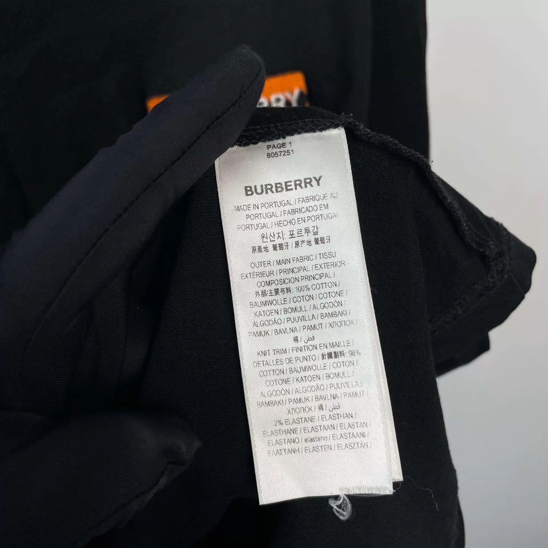 Burberry Burberry cotton short-sleeve tee XXS black Size US XXS / EU 40 - 3 Thumbnail