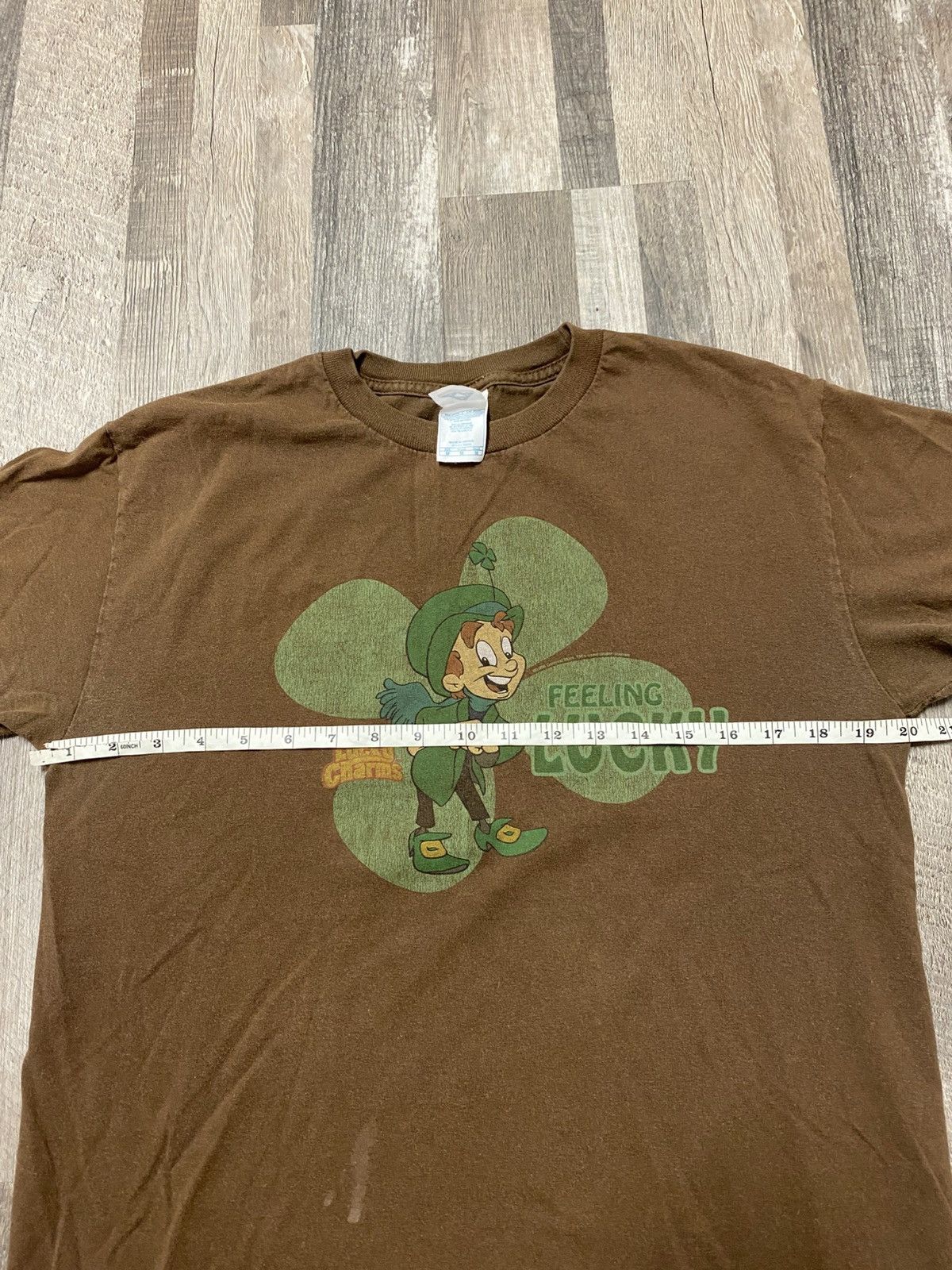Vintage Vintage 2006 Lucky Charms Tee T Shirt Brown Y2K Size US M / EU 48-50 / 2 - 5 Thumbnail