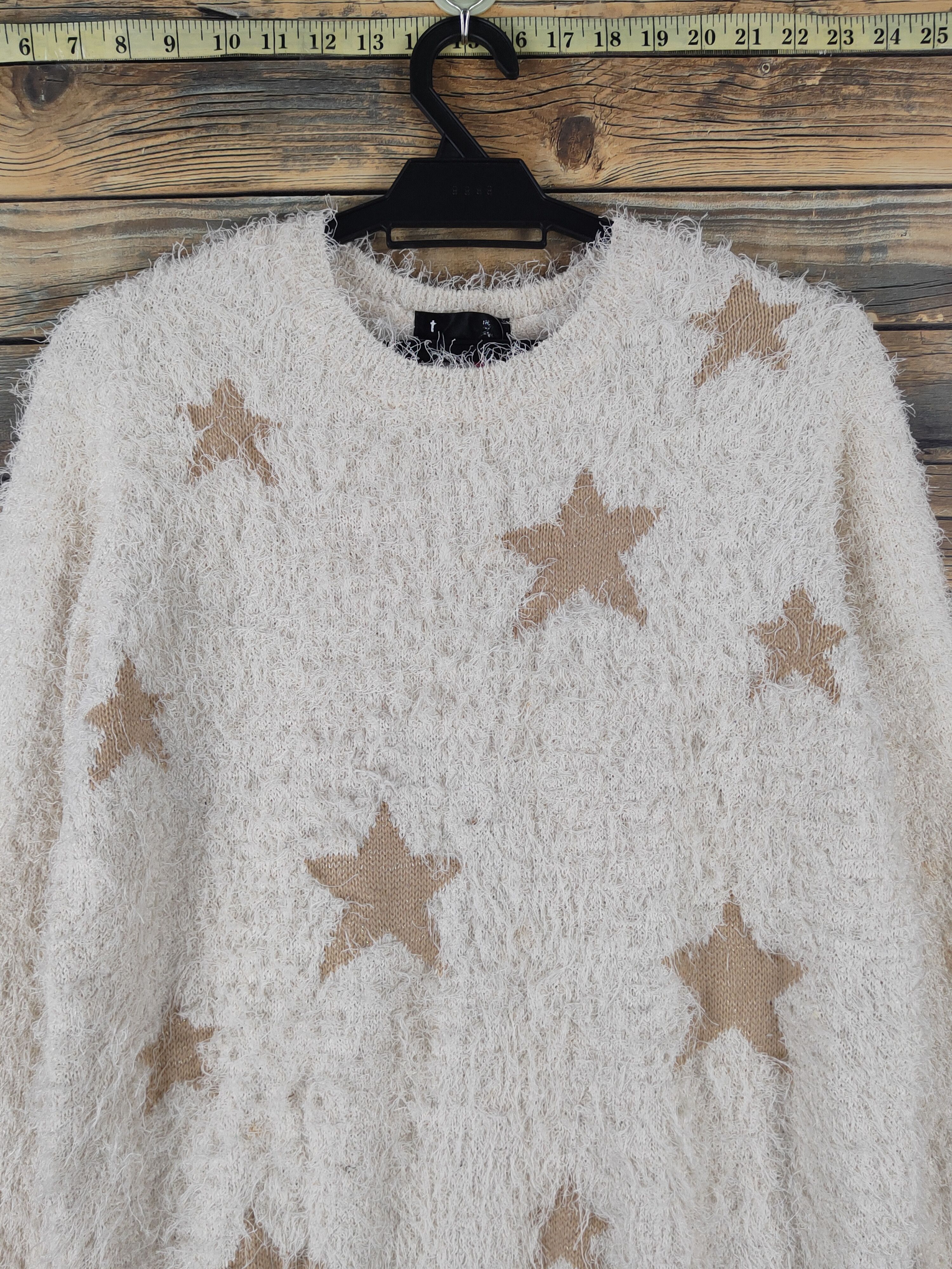 Japanese Brand Japanese Brand Ivory Shag Shaggy Fur Mohair Knitwear #W1631 Size M / US 6-8 / IT 42-44 - 2 Thumbnail