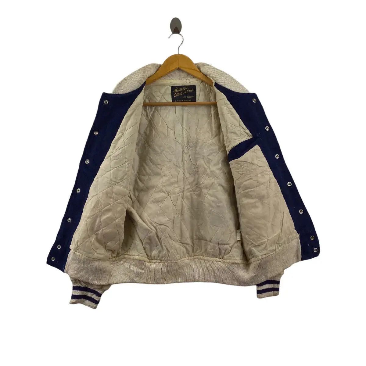 Vintage Vintage 90’ HOUSTON STADIUM COAT Varsity Jacket Baseball Size US M / EU 48-50 / 2 - 4 Thumbnail