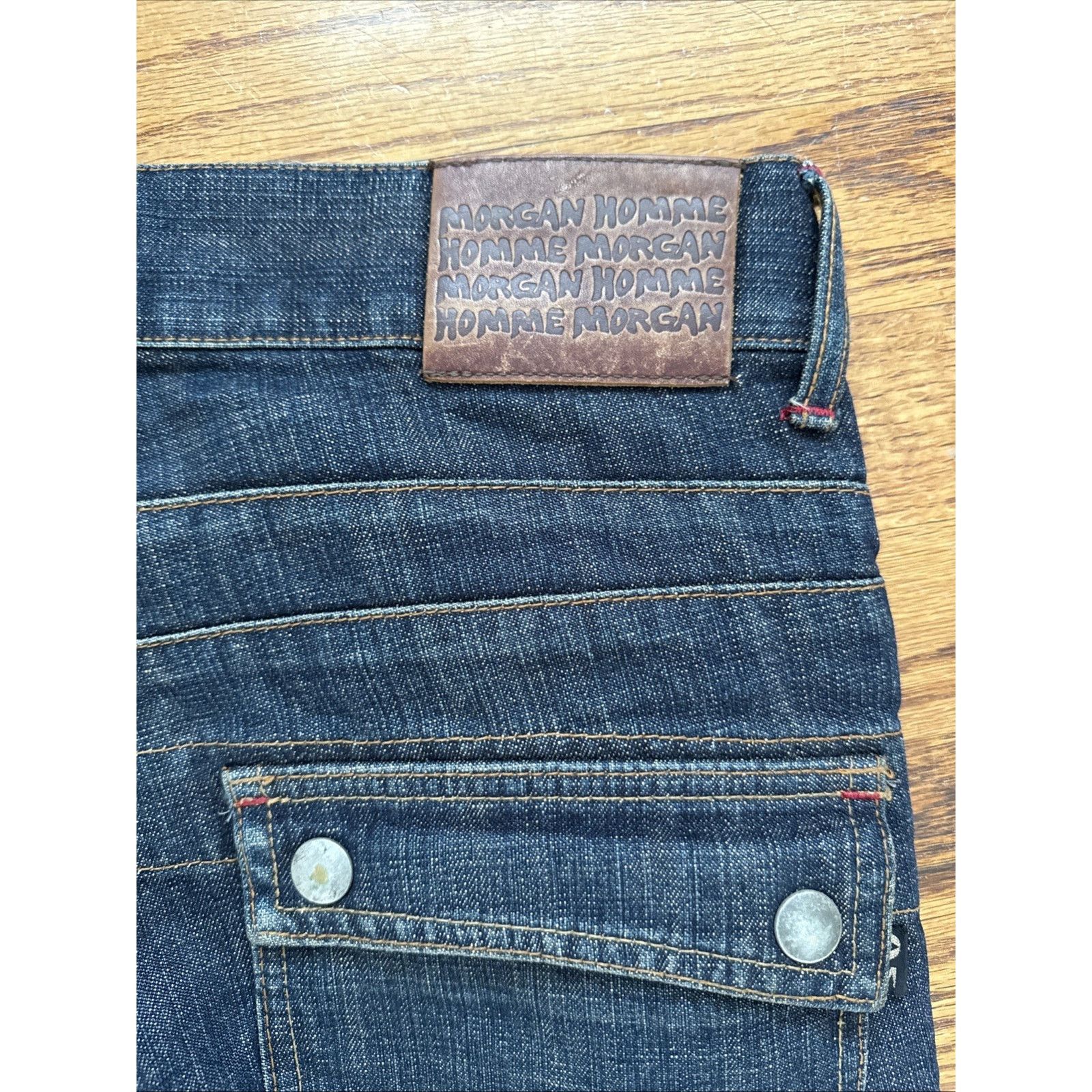 Morgan Homme Vintage Y2K Morgan Homme Ankle Zipper Bondage Denim Pants Size US 32 / EU 48 - 12 Thumbnail