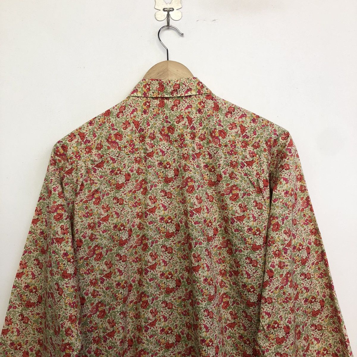 Comme des Garcons Homme Deux COMME des GARÇONS HOMME DEUX FLORAL LIBERTY BUTTON SHIRT Size US L / EU 52-54 / 3 - 8 Thumbnail