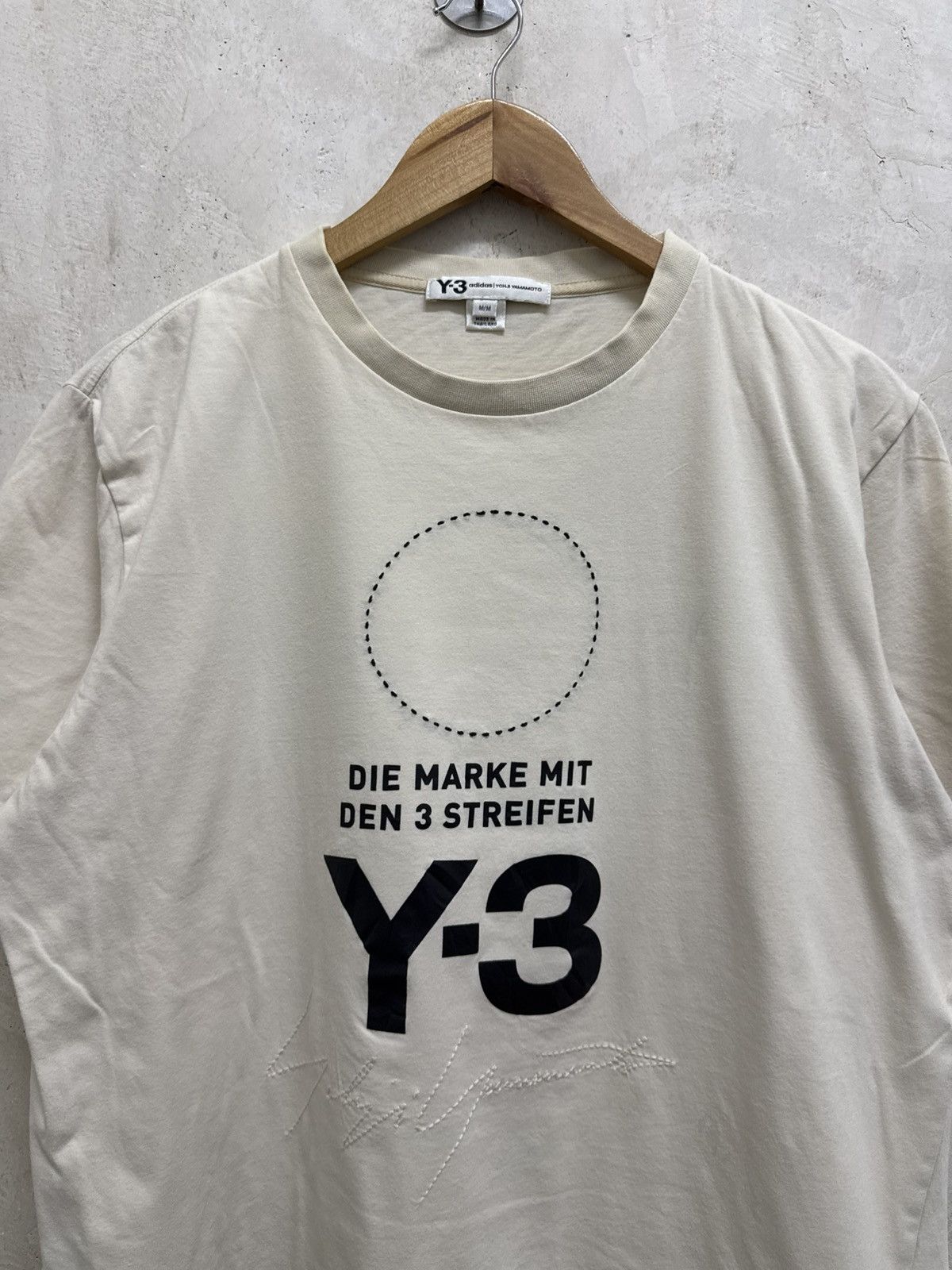 Adidas Adidas Y-3 Yohji Yamamoto Tee Size US M / EU 48-50 / 2 - 2 Thumbnail
