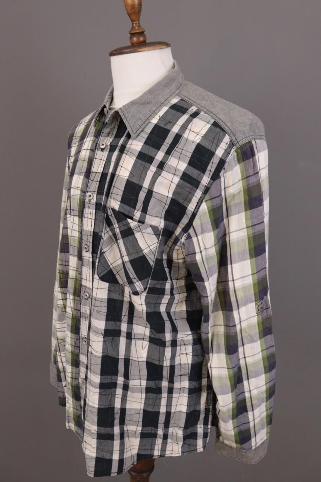 Desigual Desigual Multicolor Check Button Down Shirt Size 2XL Size US XXL / EU 58 / 5 - 5 Thumbnail