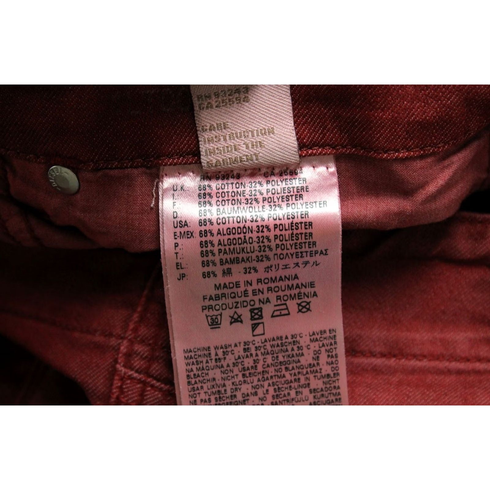 Diesel Diesel Jeans Womens W28 Gruppe Super Slim Skinny Low Waist 0830H Stretch Women Size 28" / US 6 / IT 42 - 7 Thumbnail