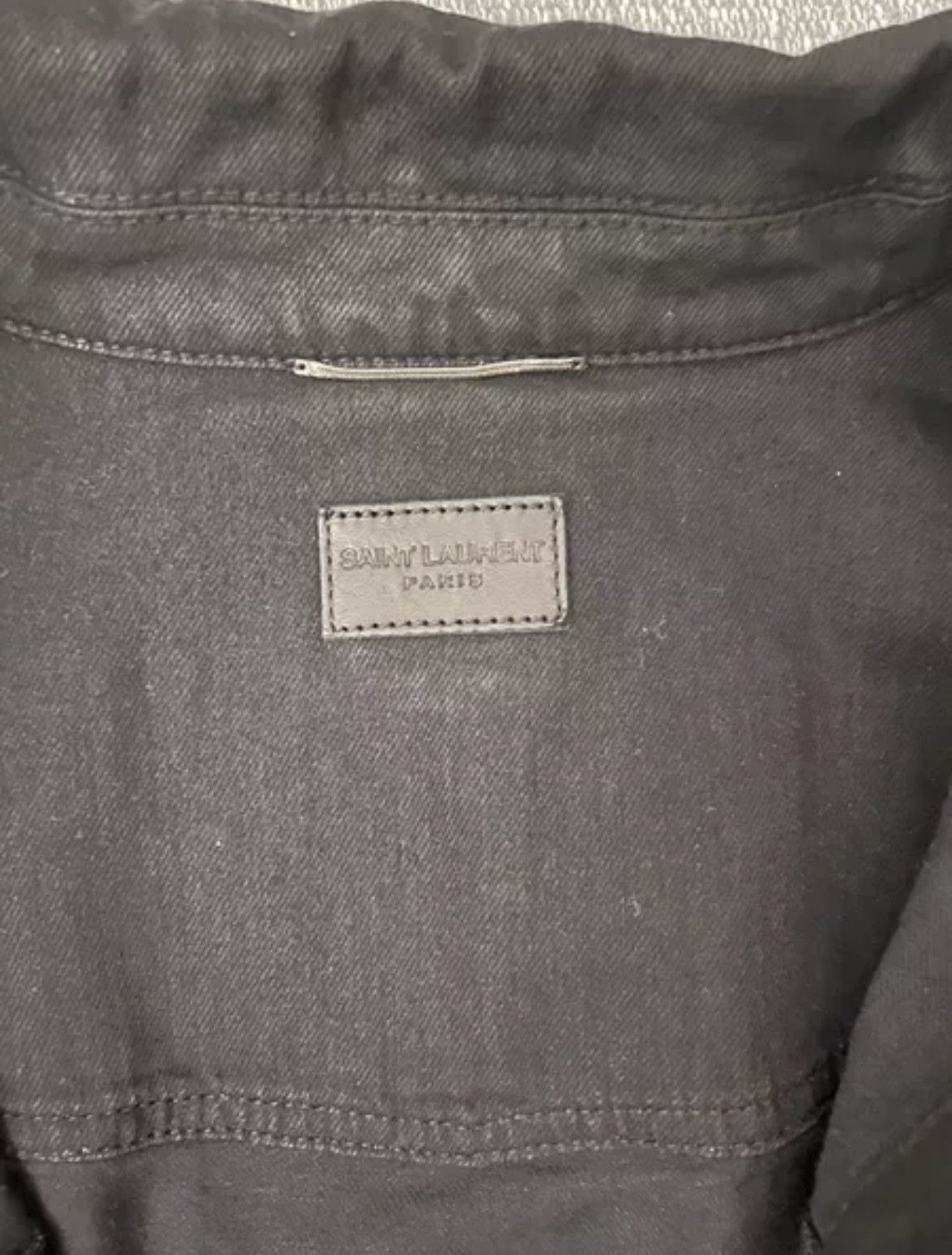 Saint Laurent Paris Saint Laurent Denim jacket-m Size US M / EU 48-50 / 2 - 4 Thumbnail