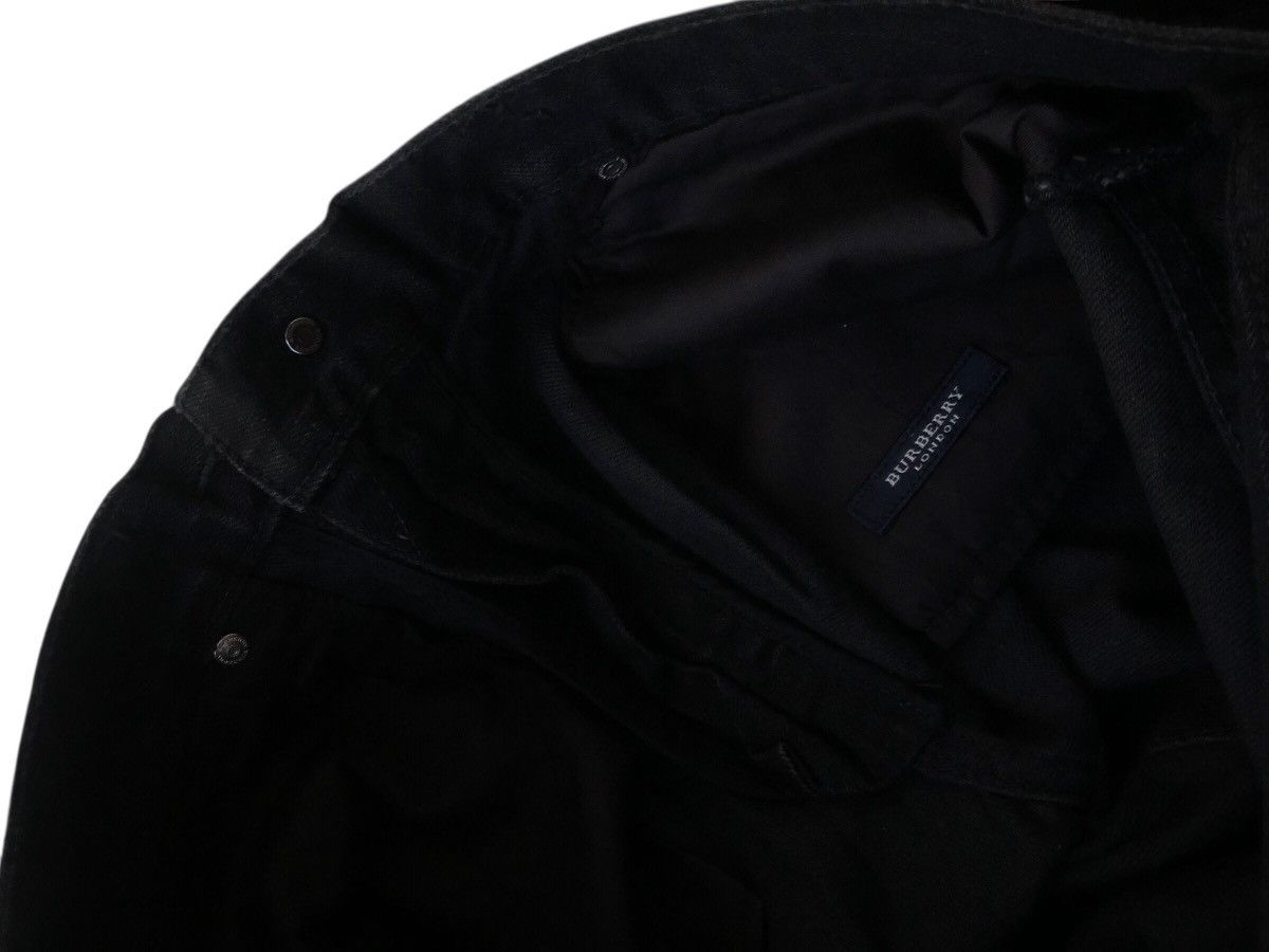 Burberry 🔥Authentic BURBERRY LONDON Super Black Straight Leg Jeans Size US 36 / EU 52 - 10 Thumbnail