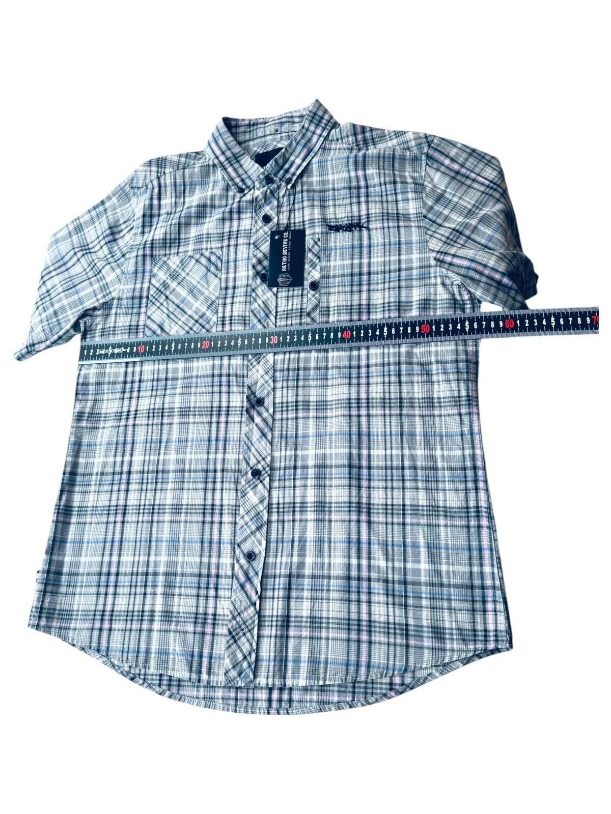 Zoo York Zoo York Shirt Men's UK Size XL Grey Check Short Sleeve Size US XL / EU 56 / 4 - 6 Thumbnail
