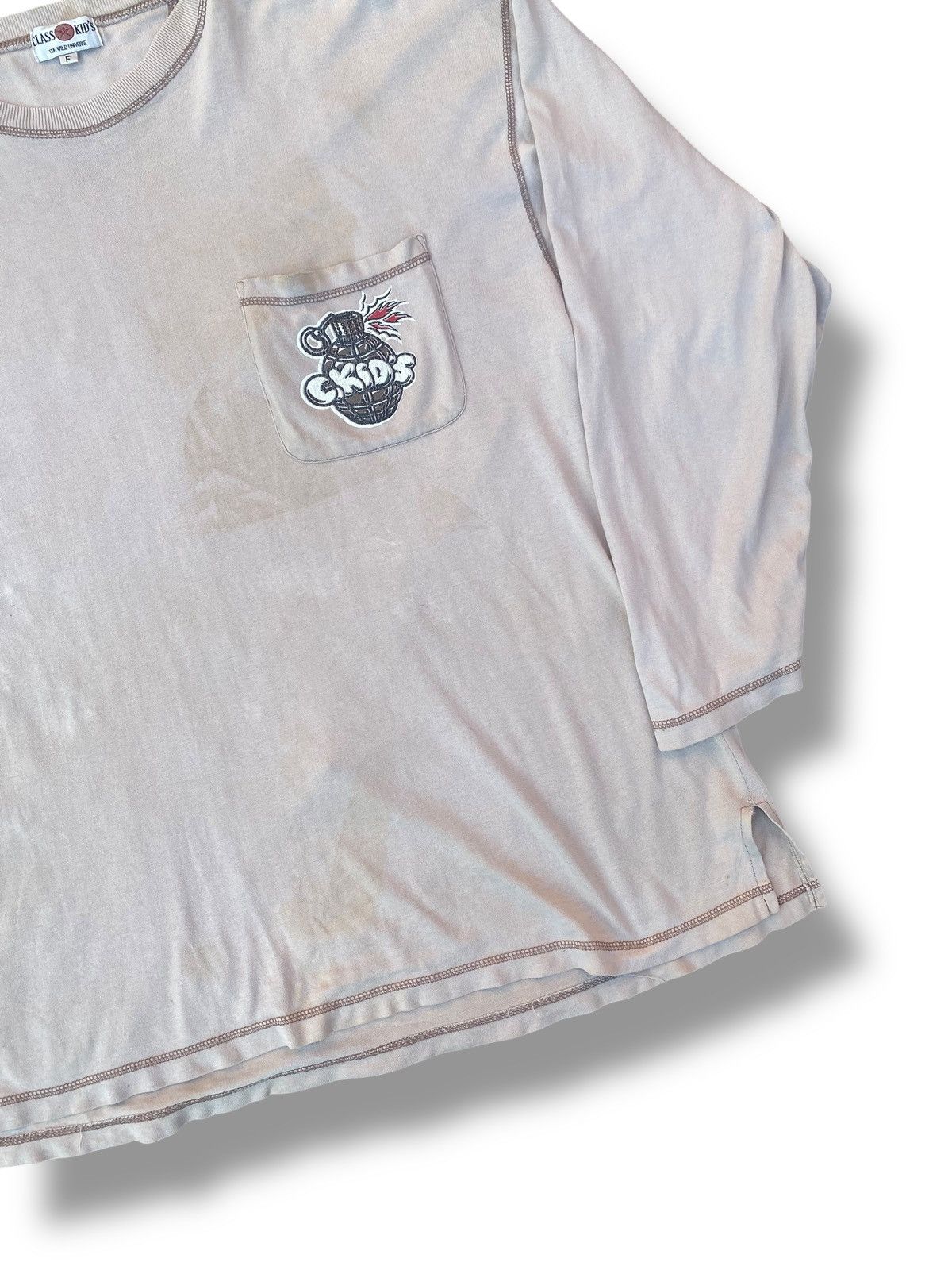 JNCO × Vintage Vintage 90s Class Kids Long Sleeve Shirt. #E10 Size US XL / EU 56 / 4 - 7 Thumbnail