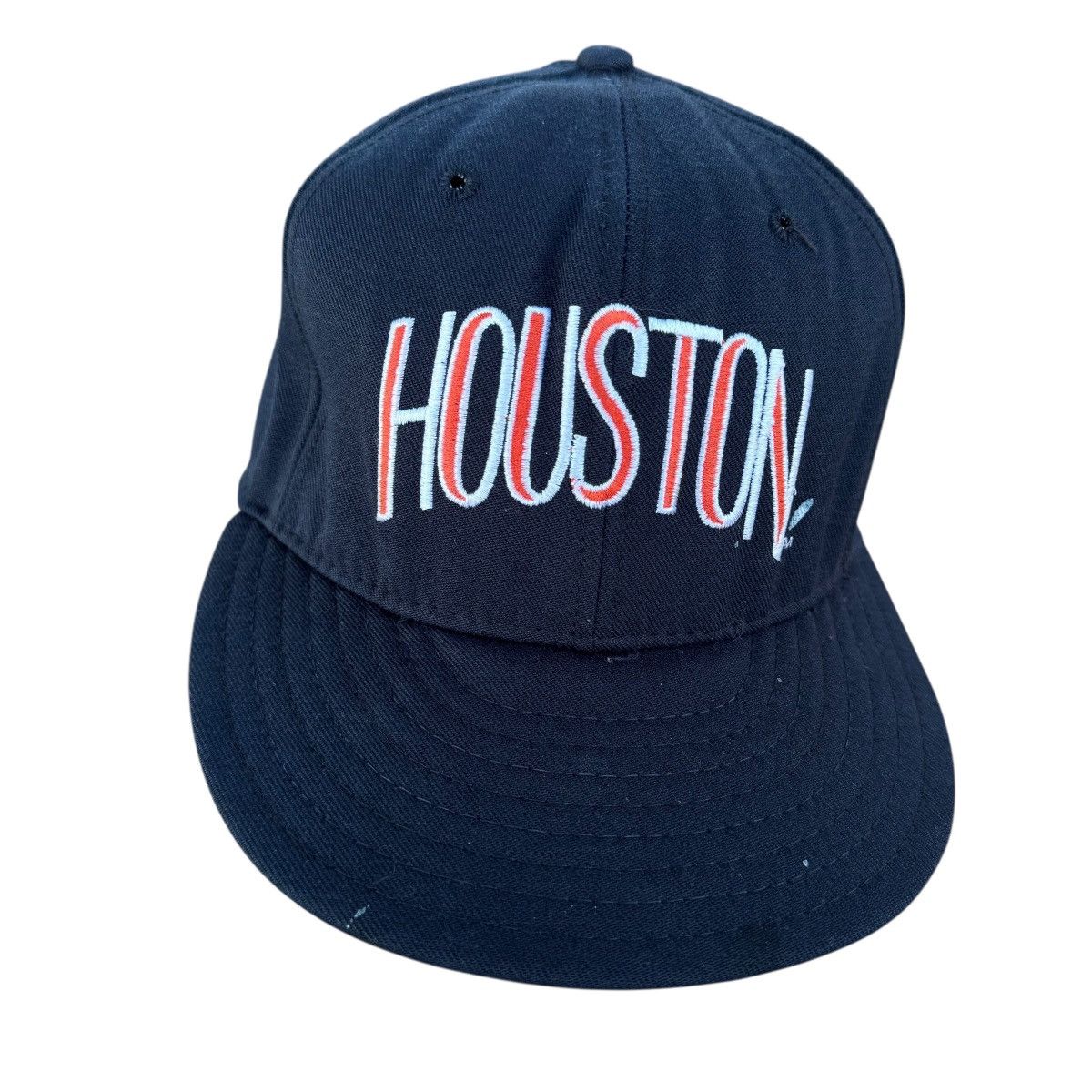 Pro Line vintage houston astros spell out pro line fitted hat small Size ONE SIZE - 2 Thumbnail