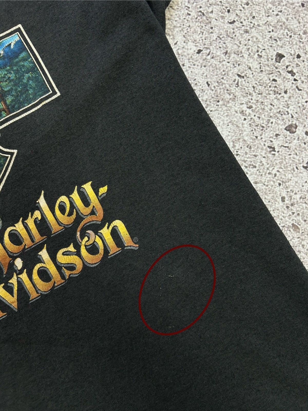 Harley Davidson × Vintage Rare Vintage Harley Davidson 3D Emblem 1990 Eagle USA Tee Size US XL / EU 56 / 4 - 11 Thumbnail