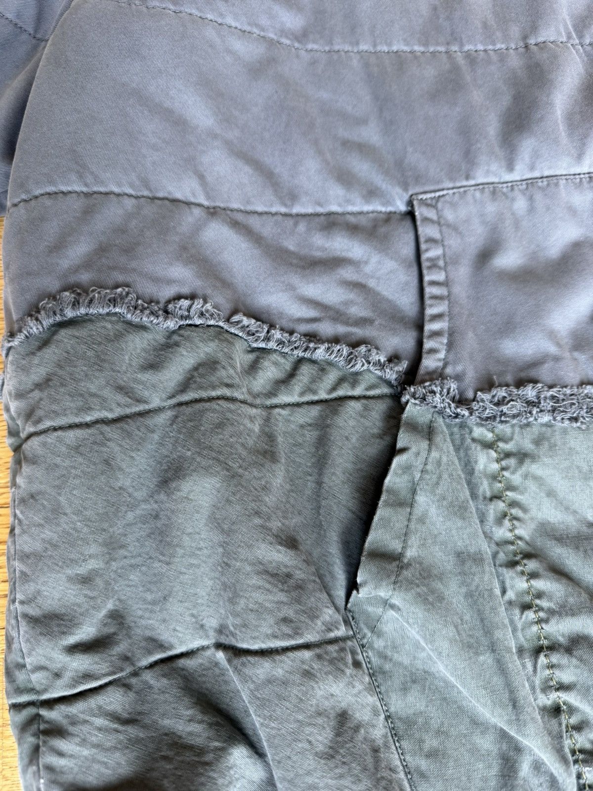 Greg Lauren NWOT 2500$ 50/50 Quilted Charcoal Flight Jacket Size US L / EU 52-54 / 3 - 17 Thumbnail