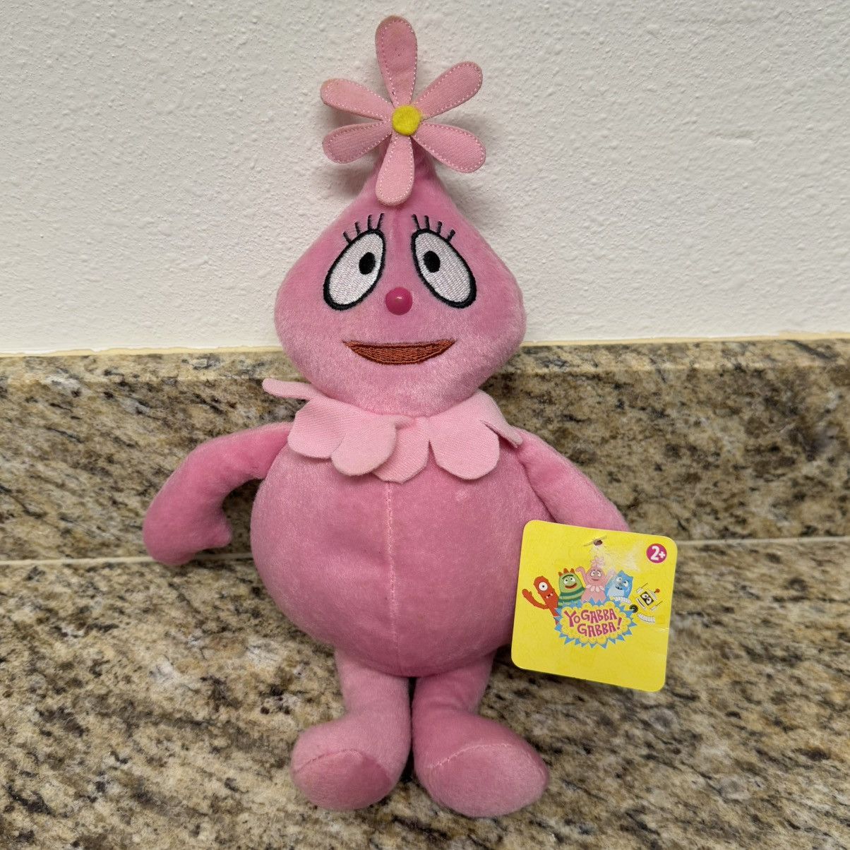 Nickelodeon × Vintage 2010 Yo Gabba Gabba Foofa 13” Pink Plush Nanco Nickelodeon Size ONE SIZE - 1 Thumbnail