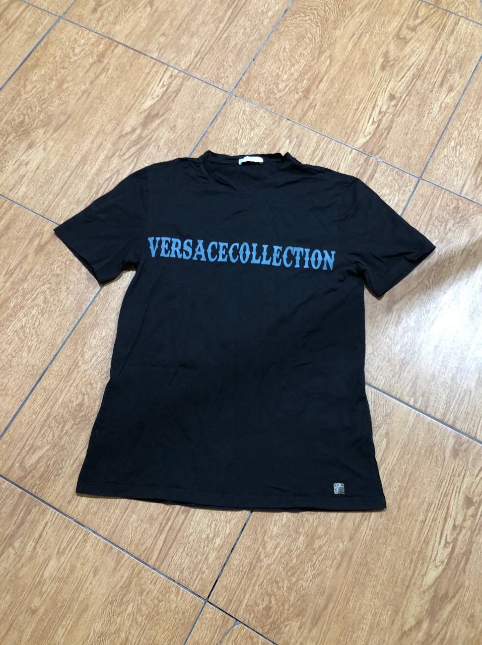 Versace Versace Collection Black Crew Neck T-Shirt Logo Size US XS / EU 42 / 0 - 14 Thumbnail