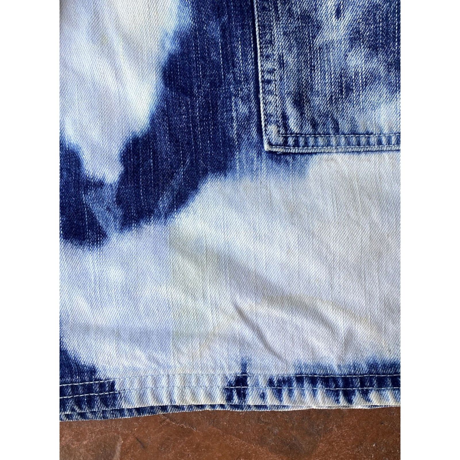 Phat Farm VINTAGE Phat Farm Baggy Long Shorts Size 40 Blue Denim Acid Wash 90s Hip Hop Mens Size US 40 / EU 56 - 7 Thumbnail