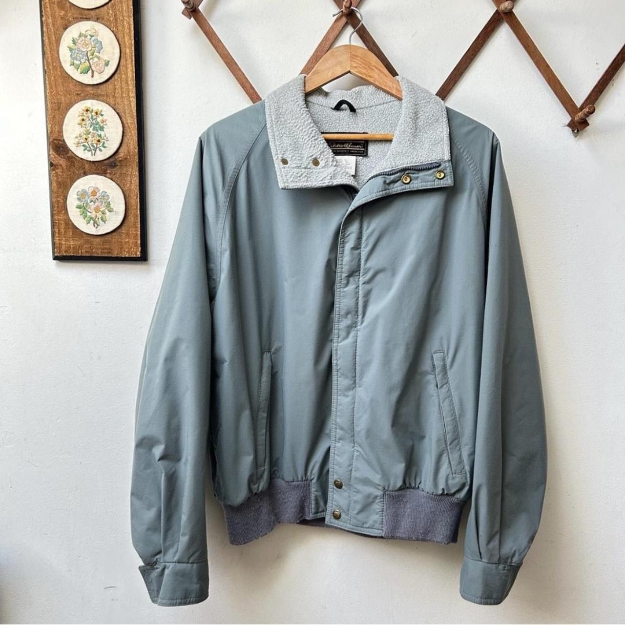 Eddie Bauer × Vintage Gore-Tex Teal Fleece Lined Jacket Size US XL / EU 56 / 4 - 2 Thumbnail