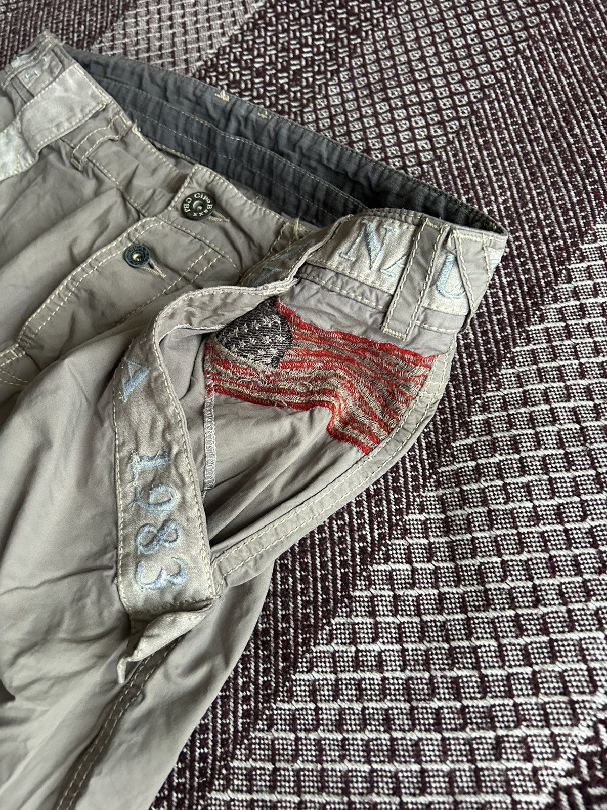 Nautica Vintage Nautica American Flag Pants Mens Army Style Size 32 Size US 32 / EU 48 - 11 Thumbnail