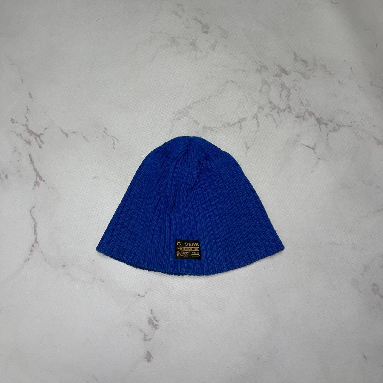 G-Star G STAR Original Raw Blue Beanie Size ONE SIZE - 5 Thumbnail