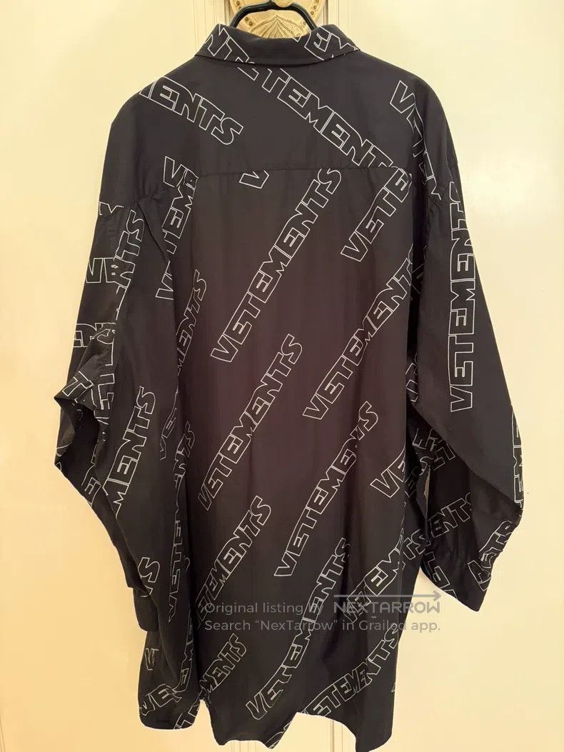 Vetements Vetements Black Full Print Shirt Size US XS / EU 42 / 0 - 2 Thumbnail