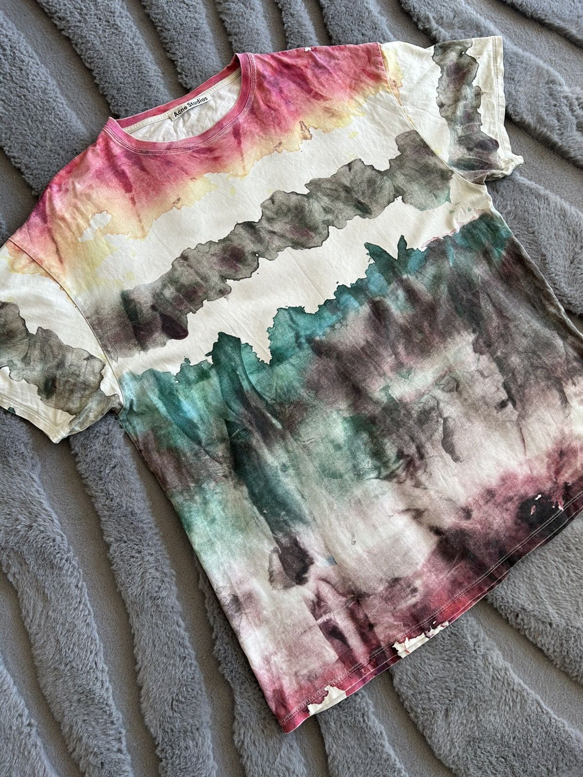 Acne Studios Acne Studios Olga Oil Painting Print Tee Shirt Size US L / EU 52-54 / 3 - 2 Thumbnail