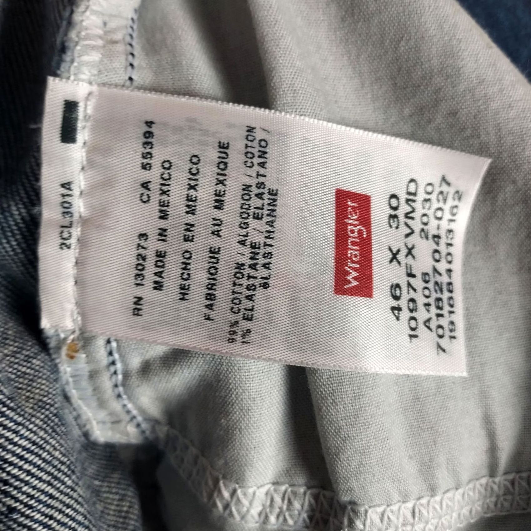 Wrangler Wrangler Five Star Relaxed Fit Jeans Mens 46x30 Stretch Denim NWT Blue 5-Pocket Logo Straight Jeans Mens LGE40 Size US 30 / EU 46 - 4 Thumbnail