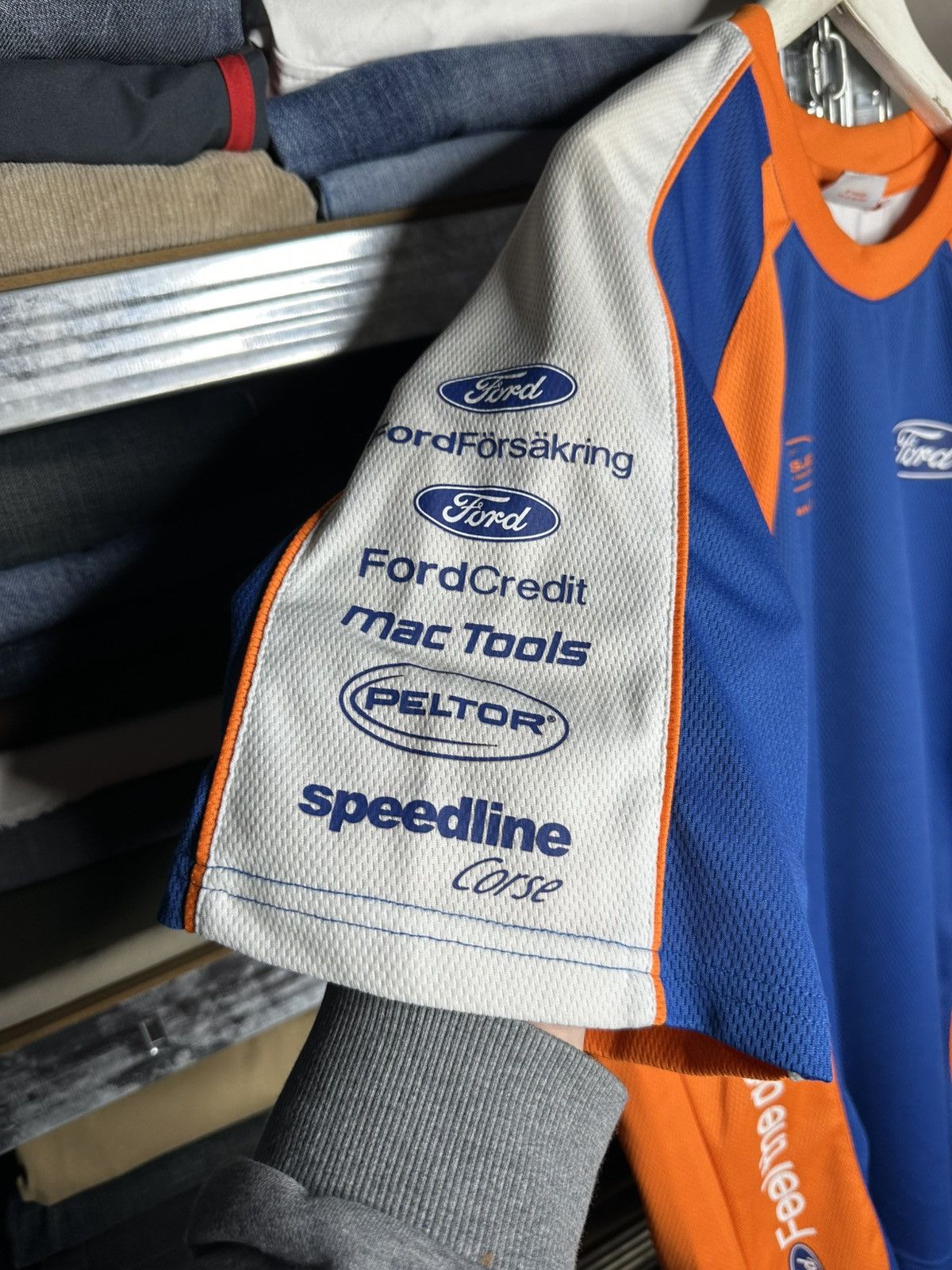 Ford Ford European Rallycross Racing Jersey MSE Team Shirt Size L Size US L / EU 52-54 / 3 - 5 Thumbnail